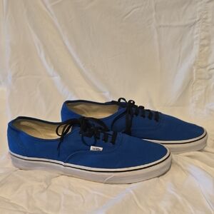 Vans Men's Blue Canvas Sneakers